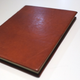 A leather-bound notebook